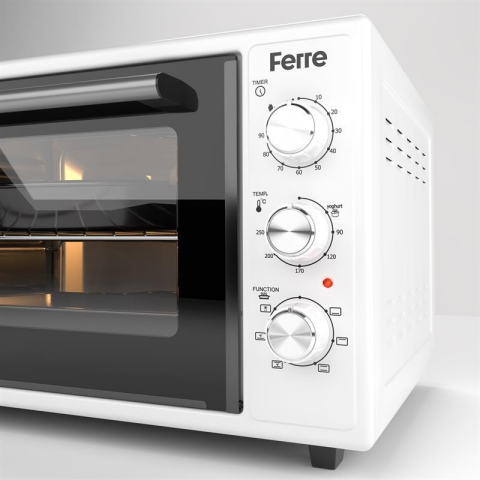 Ferre 45630 45 Litre 6 Program Turbo Mini Fırın - Beyaz