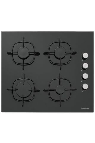 Silverline 3'lü Siyah Cam Ankastre Set (3481 Flam 60 Siyah+cs5335b02+bo65e1b01)