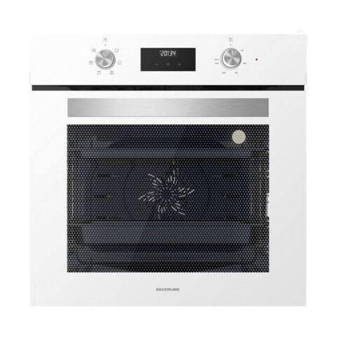 Silverline 2'li İkili Beyaz cam Ankastre Set CS5665W01 65CM Ocak -BO6502W02 Turbo Fırın