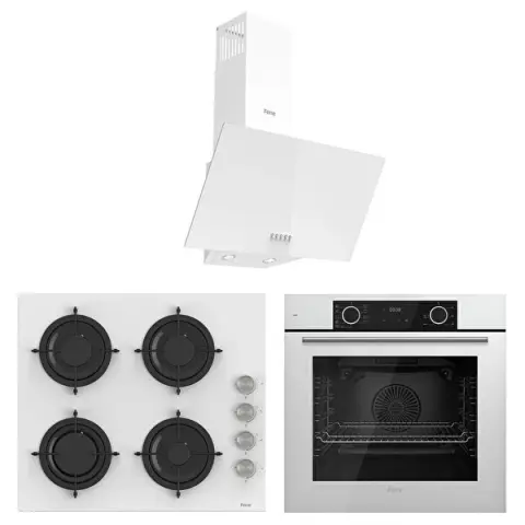 Ferre Beyaz Ankastre Set (XE63CB+CS206+D087)