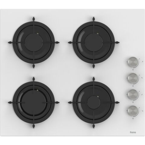 Ferre Ultra Fryart Cs Serisi Beyaz Ankastre Cam Set (D078 + CS206 + XE63CB)