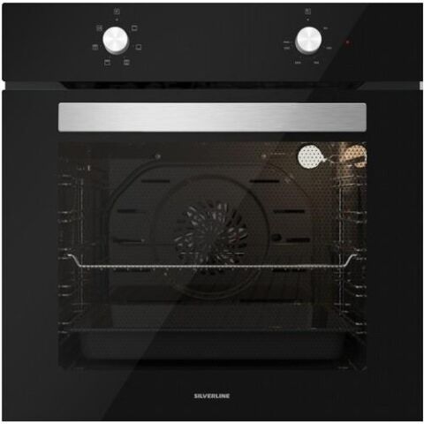 Silverline 3481 Flam - VC8210B01 - BO6501B01 Siyah Cam Ankastre Set