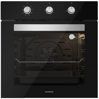 Silverline Siyah Cam Ankastre Set 3420 - CS5335B01 - BO6503B01