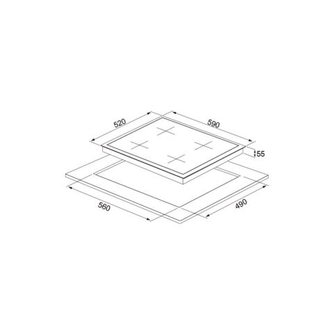 Silverline Beyaz Cam Ankastre Set BO65P4W01-CS5700E6W01-3481 Flam Beyaz (Buhar ve Airfryer Özellikli Fırın)