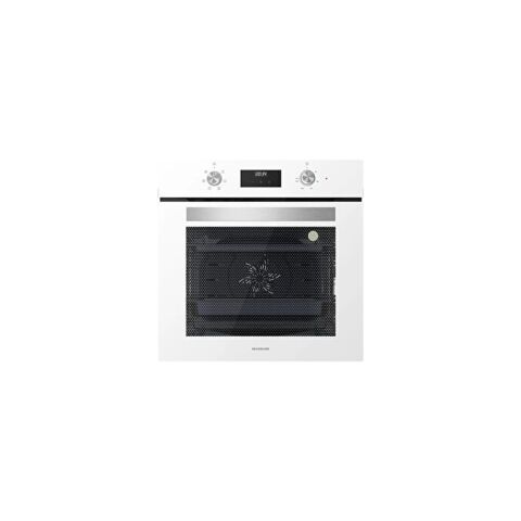 Silverline Beyaz Cam Ankastre Set (3481 Flam Beyaz - CS5365W01 5 Gözlü 75 cm Ocak - BO6502W02 )