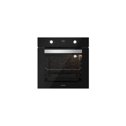 Silverline Siyah Cam Ankastre Set BO6502B02-CS5335B01-3457 Soho