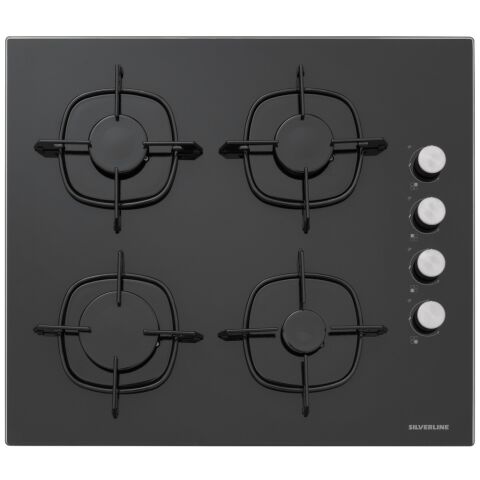 Silverline BO6502B02 - CS5335B01 - 3420  Classy 60 Siyah Cam Ankastre Set