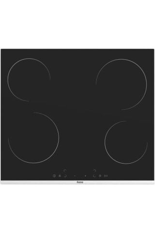 Ferre Fryart Elektrikli Beyaz Cam Ankastre Set D064 - MS261 Vitroseramik - XE63CB (Su Arıtma Sürahisi Hediyeli)