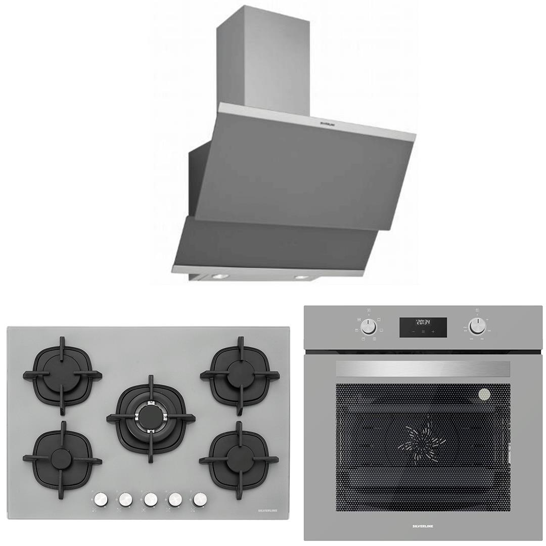 Silverline Gri Cam Ankastre Set BO6502S02 - CS5364S01 - 3420 Classy 60