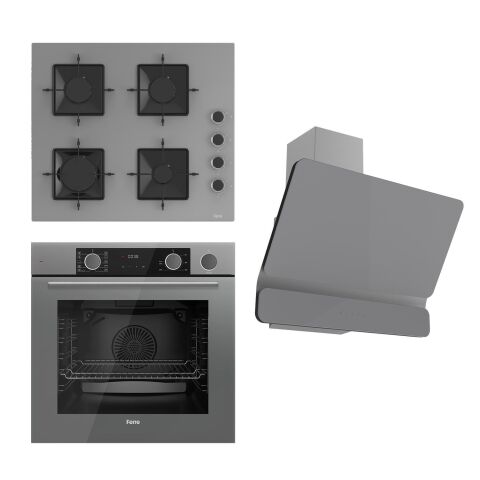 Ferre Steamart Ss Serisi Gri Set (ss208 + Xe64cpr +d082 )