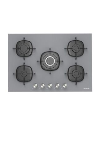 Silverline Karma Gri Cam Ankastre Set 3481 Davlumbaz - Cs5622s01 75cm Ocak - Esty Aef6601s04 Firin