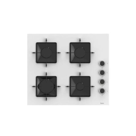 Ferre Beyaz Cam Ankastre Set D064 - SS206 Kare - XE61CB