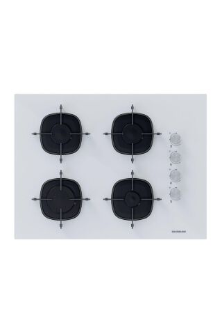 Silverline 2'li Beyaz Cam Ankastre Set 3490 Oslo -Cs5665w01 65cm Cam Ocak