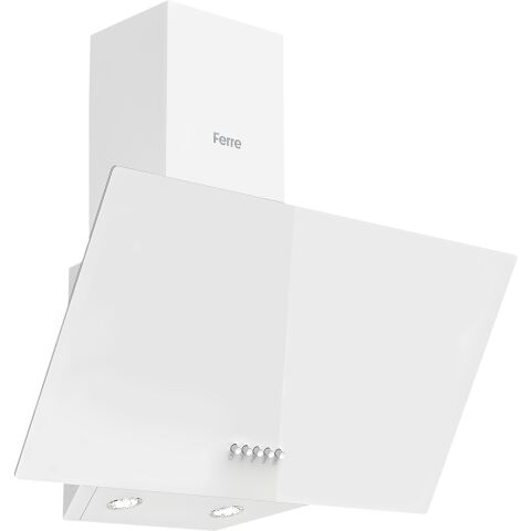 Ferre QBL62CB - SS206 -D087 60 cm Beyaz Cam Turbolu Ankastre Set -Yeni 2025