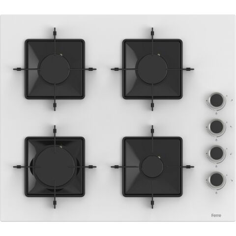 Ferre Fryart Hava Fritözü Fonksiyonlu Beyaz 3'lü Ankastre Set ( XE63CB-SS206-D064 )