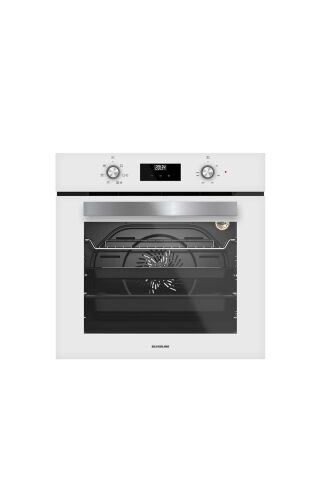 Silverline Beyaz Cam Ankastre Set - BO6502W02 Fırın, CS5700E6W01 Ocak, 3481 Flam 60 cm Davlumbaz
