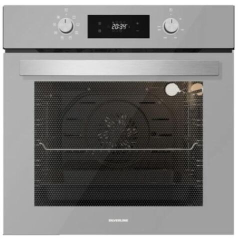 Silverline Gri Cam Ankastre Set (3457 Soho 60+cs5343s01+bo6502s02)