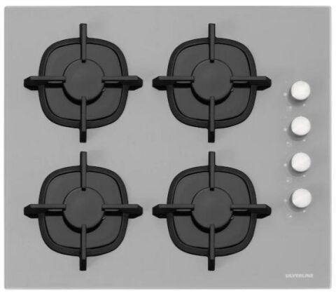 Silverline Gri Cam Ankastre Set (3457 Soho 60+cs5343s01+bo6502s02)