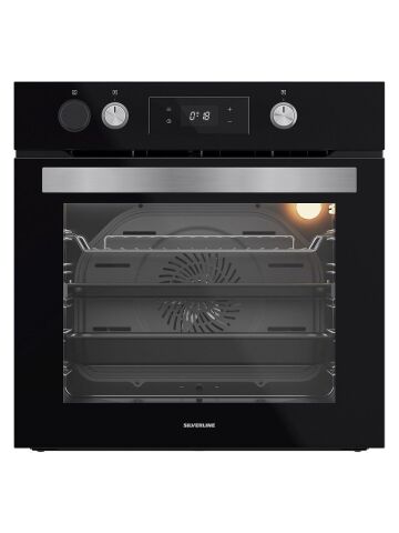 Silverline Siyah Cam Ankastre Set BO65P4B01-CS5700E6B01-3420 Classy (Buhar ve Airfryer Özellikli Fırın)