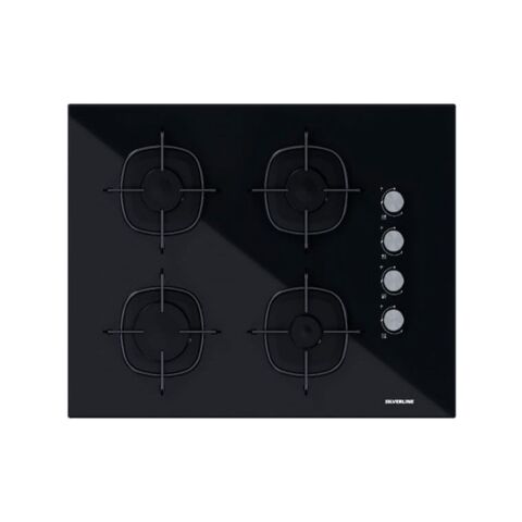 Silverline Siyah Cam Ankastre Set (3490 Oslo Davlumbaz - CS5665B01 65 cm Ocak - BO65E1B01 Fırın)