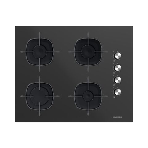 Silverline  Siyah Cam Ankastre Set (3481 Flam 60+CS5665B01 65 cm Ocak +BO65E4B01)