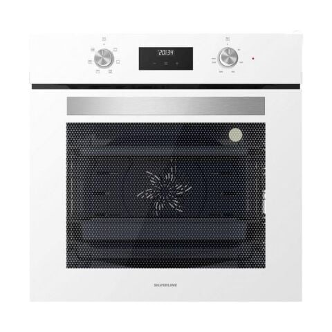 Silverline Beyaz Cam Ankastre Set 3481 - CS5335W01 - BO6502W02 A++ Enerji Sınıfı ile Modern Tasarım