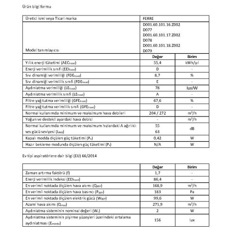 Ferre D077 Flowart Serisi Tek Cam Dokunmatik 60 cm Siyah DAVLUMBAZ-500M3
