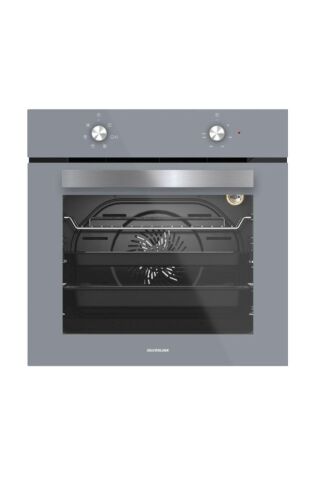 Silverline 2'li ikili Gri Cam Ankastre Set Cs5665S01 65cm Ocak - BO6501S01 Fırın