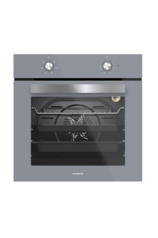 Silverline 2'li ikili Gri Cam Ankastre Set Cs5665S01 65cm Ocak - BO6501S01 Fırın
