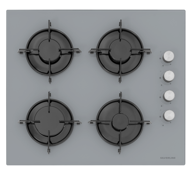 Silverline CS5349S01 Gri Cam  Ankastre Ocak
