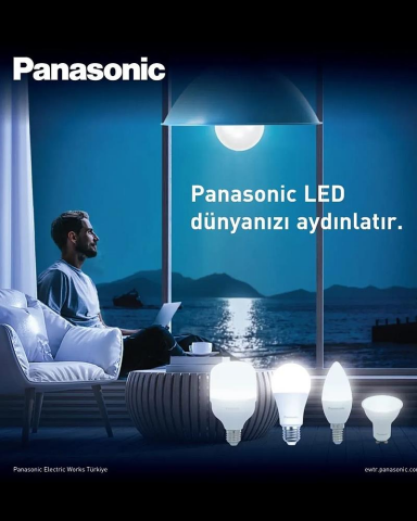 Panasonic (10 ADET) 8.5W Sarı Işık Led Ampul E27 Duy LDACH09LG1R7