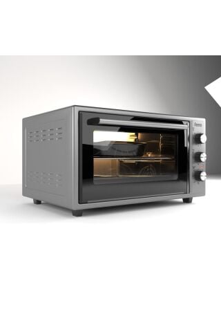 Ferre 45630 45 Litre 6 Program Turbo Mini Fırın - Gri
