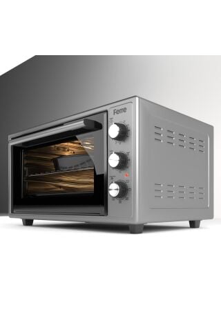 Ferre 45630 45 Litre 6 Program Turbo Mini Fırın - Gri