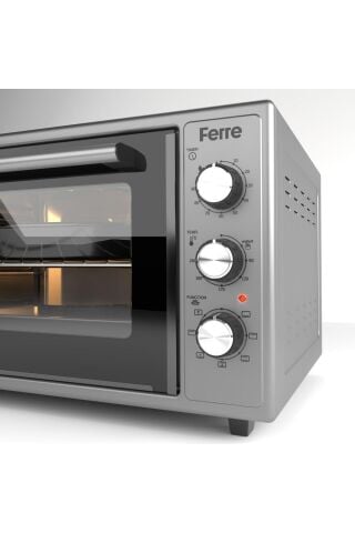 Ferre 45630 45 Litre 6 Program Turbo Mini Fırın - Gri