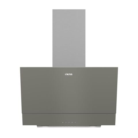 Altus 2'li Gri Cam Ankastre Set 510 G Davlumbaz - 189 Dg Woklu Cam Ocak