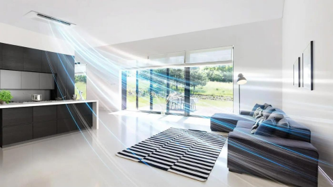 Samsung Wind Free Multi Tek Yön Kaset 1+2 Sistem (AJ050TXJ2KH/EA) 9.000+12.000 Btu İç 5,2 kw Dış Ünite