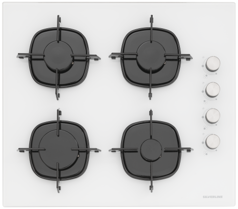 Silverline Beyaz Cam Ankastre Set 3457 - CS5335W01 - BO6504W01