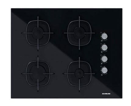 Silverline Buhar Destekli + Airfryer 3457 Soho - CS5665B01 65CM - BO65P4B01 Siyah Cam Ankastre Set