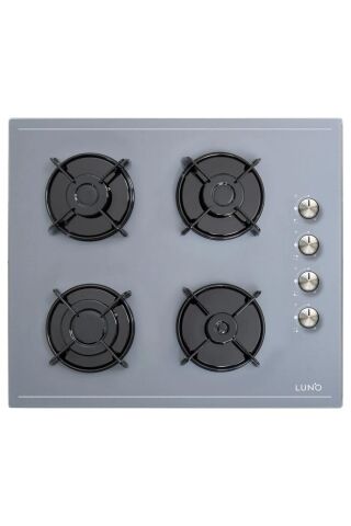 Silverline Luno Ankastre Gri Cam Set  3420S Davlumbaz 6502S Fırın CS5335S Ocak