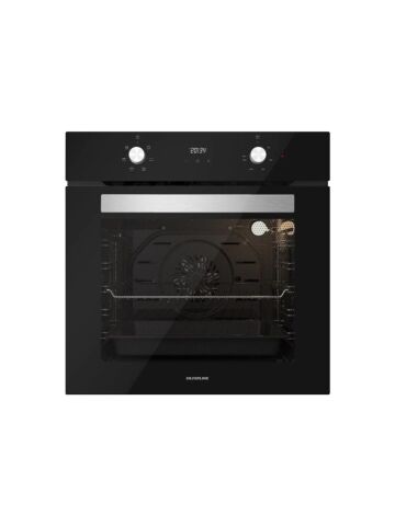 Silverline BO6502B02 - CS5349B01 - 3373 Misto 60 - MW9018B01 Siyah Cam Ankastre Set