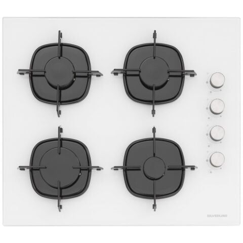 Silverline BO6502W02 - CS5343W01 - 3420 Classy 60 Beyaz Cam Ankastre Set