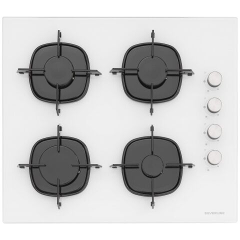 Silverline BO6502W02 - CS5343W01 - 3420 Classy 60 Beyaz Cam Ankastre Set