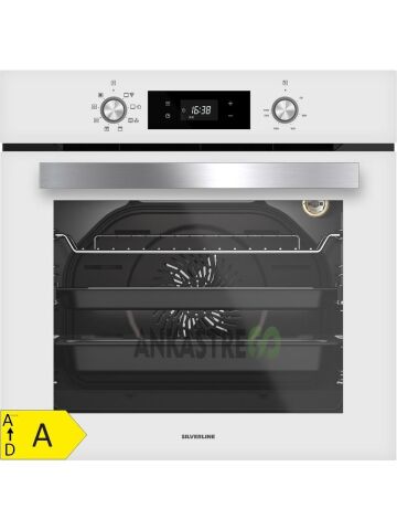 Silverline BO6504W01 - CS5335W01 - 3457 Soho 60 - MW9018W01 Beyaz Cam Ankastre Set