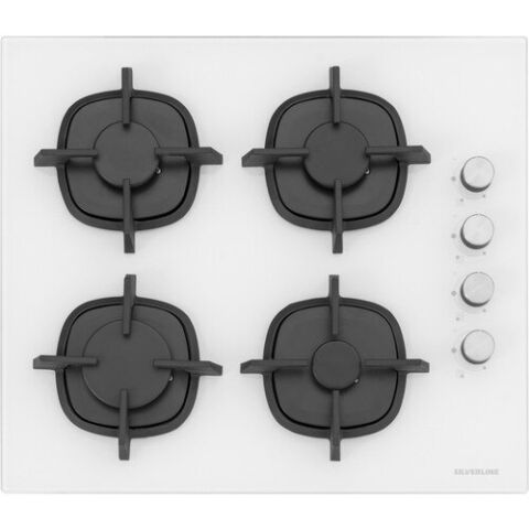 Silverline BO6502W02 - CS5343W01 - 3457 Soho 60 Beyaz Cam Ankastre Set