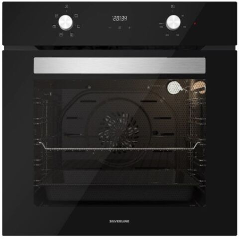 Silverline BO6502B02 - CS5364B01 - 3420 Classy 60 Siyah Cam Ankastre Set