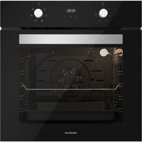 Silverline BO6502B02 - CS5365B01 - 3420 Classy 60 Siyah Cam Ankastre Set