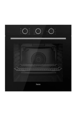 Ferre Elektrikli Ocaklı Siyah Set ( D086 Siyah Davlumbaz-MS261 Ocak- XE62CS FLOWART Sİiyah Fırın )