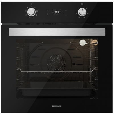 Silverline Siyah Cam Ankastre Set 3420 - CS5335B01 - BO6504B01