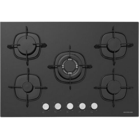 Silverline BO6502B02 - CS5365B01 - 3457 Soho 60 Siyah Cam Ankastre Set