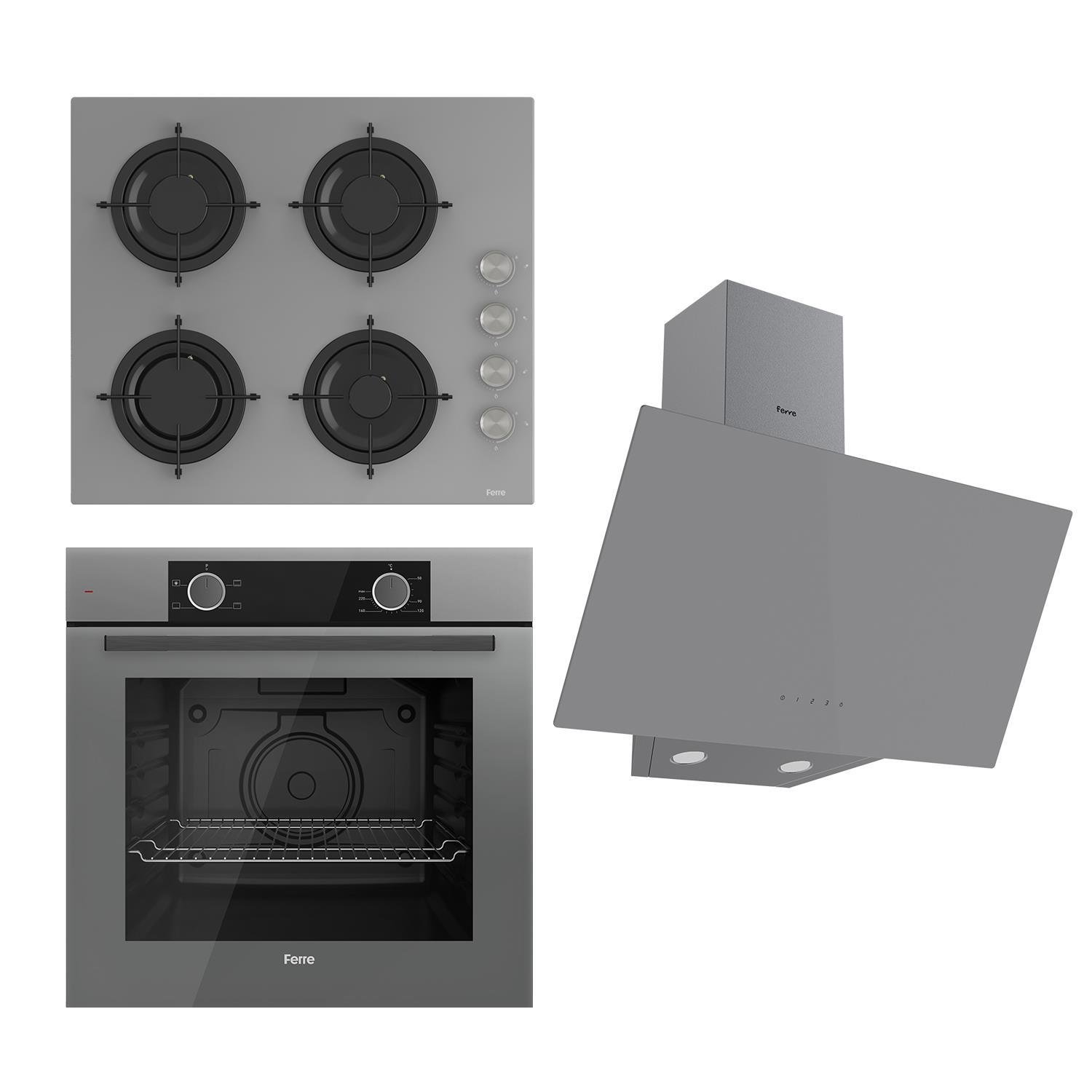 Ferre Stati̇k Cs Serisi Gri Set (cs208 + Xe61cpr +d079 )